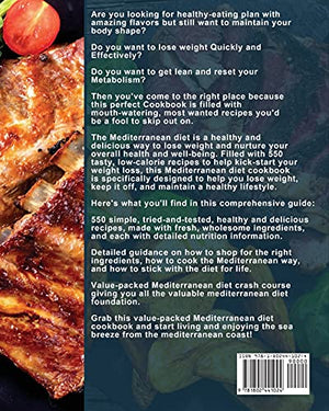 The Ultimate Mediterranean Diet Cookbook: 550 Fresh and Foolproof Mediterranean Diet Recipes for Everyday Cooking,Used