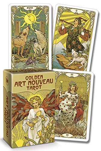 Golden Art Nouveau Tarot Mini (Golden Art Nouveau Tarot, 2),New