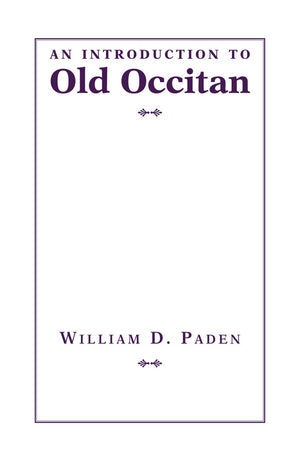 An Introduction to Old Occitan (Introductions to Older Languages),Used