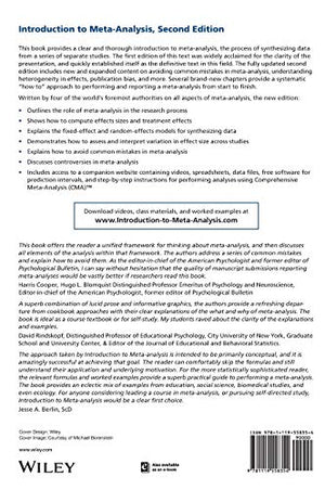 Introduction to MetaAnalysis,Used