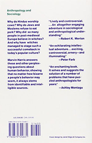 Cows, Pigs, Wars, And Witches: The Riddles Of Culture,New