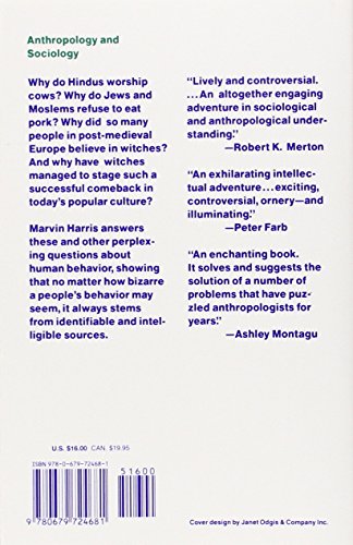 Cows, Pigs, Wars, And Witches: The Riddles Of Culture,New