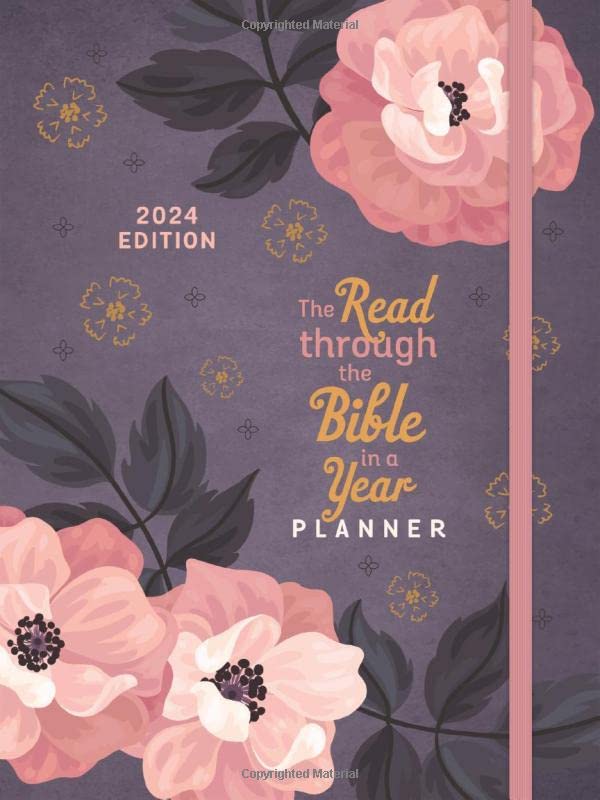 Read Through The Bible In A Year Planner, 2024,New