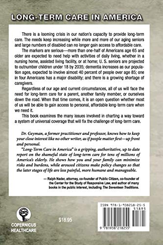 LongTerm Care in America: The Crisis All of Us Will Face in Our Lifetimes,Used