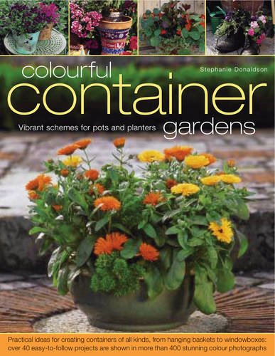 Colorful Container Gardens,Used