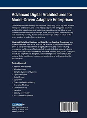 Advanced Digital Architectures for Modeldriven Adaptive Enterprises (Advances in Ebusiness Research),Used