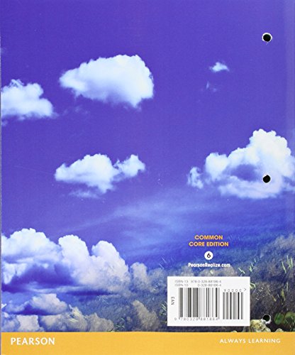 Envision Math 2. 0 Common Core Student Edition Grade 6 Volume 1 Copyright2017,Used