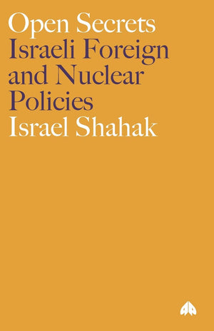 Open Secrets: Israeli Foreign And Nuclear Policies (Film/Fiction; 2),Used