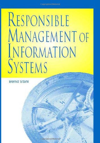Responsible Management of Information Systems,Used