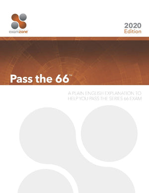 Pass The 66: A Plain English Explanation To Help You Pass The Series 66 Exam,Used