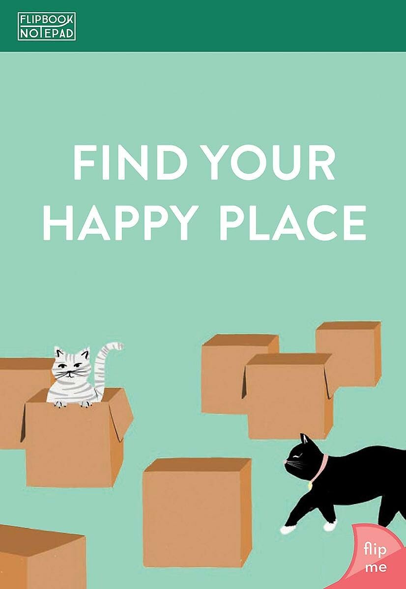 Flipbook Notepad: Find Your Happy Place