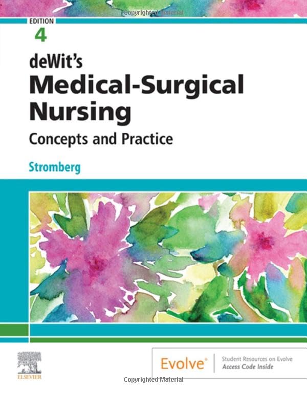 deWit?s MedicalSurgical Nursing: Concepts & Practice,Used