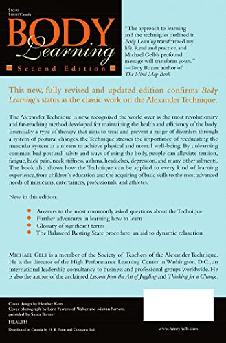Body Learning: An Introduction to the Alexander Technique, Second Edition,Used