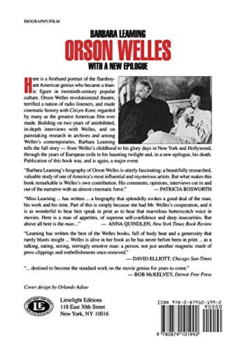 Orson Welles: A Biography (Limelight),Used