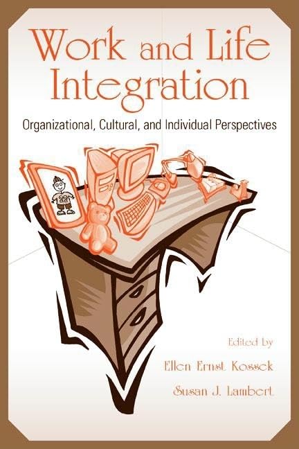 Work And Life Integration (Applied Psychology Series),Used