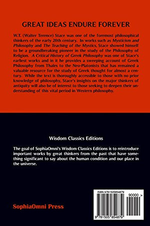 A Critical History of Greek Philosophy,Used