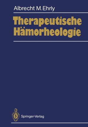 Therapeutische Hmorheologie (German Edition),Used