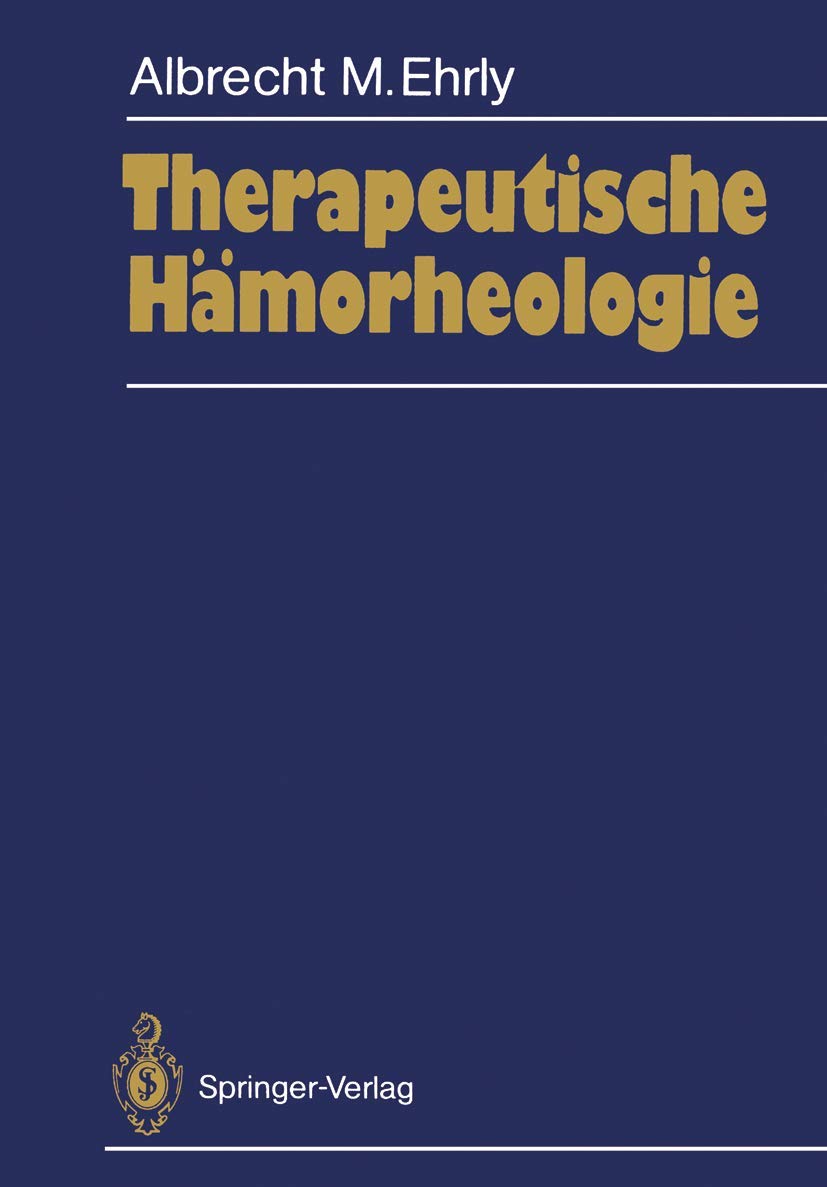Therapeutische Hmorheologie (German Edition),Used