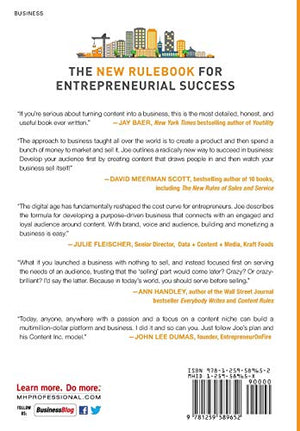Content Inc.: How Entrepreneurs Use Content To Build Massive Audiences And Create Radically Successful Businesses