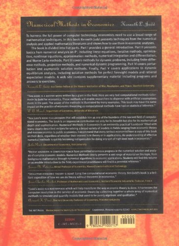 Numerical Methods in Economics,New
