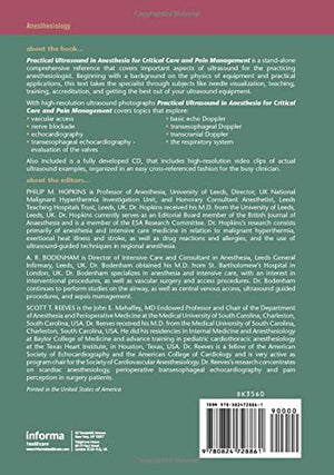 Practical Ultrasound in Anesthesia for Critical Care and Pain Management,Used