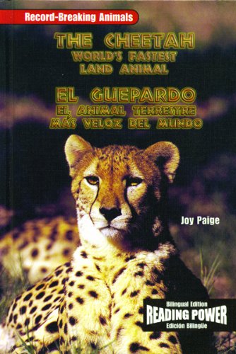 El Guepardo/The Cheetah: El Animal Terrestre Mas Valoz Del Mundo (Spanish Edition),New
