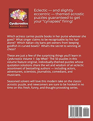 CynAcrostics Volume 1: Say What?,Used