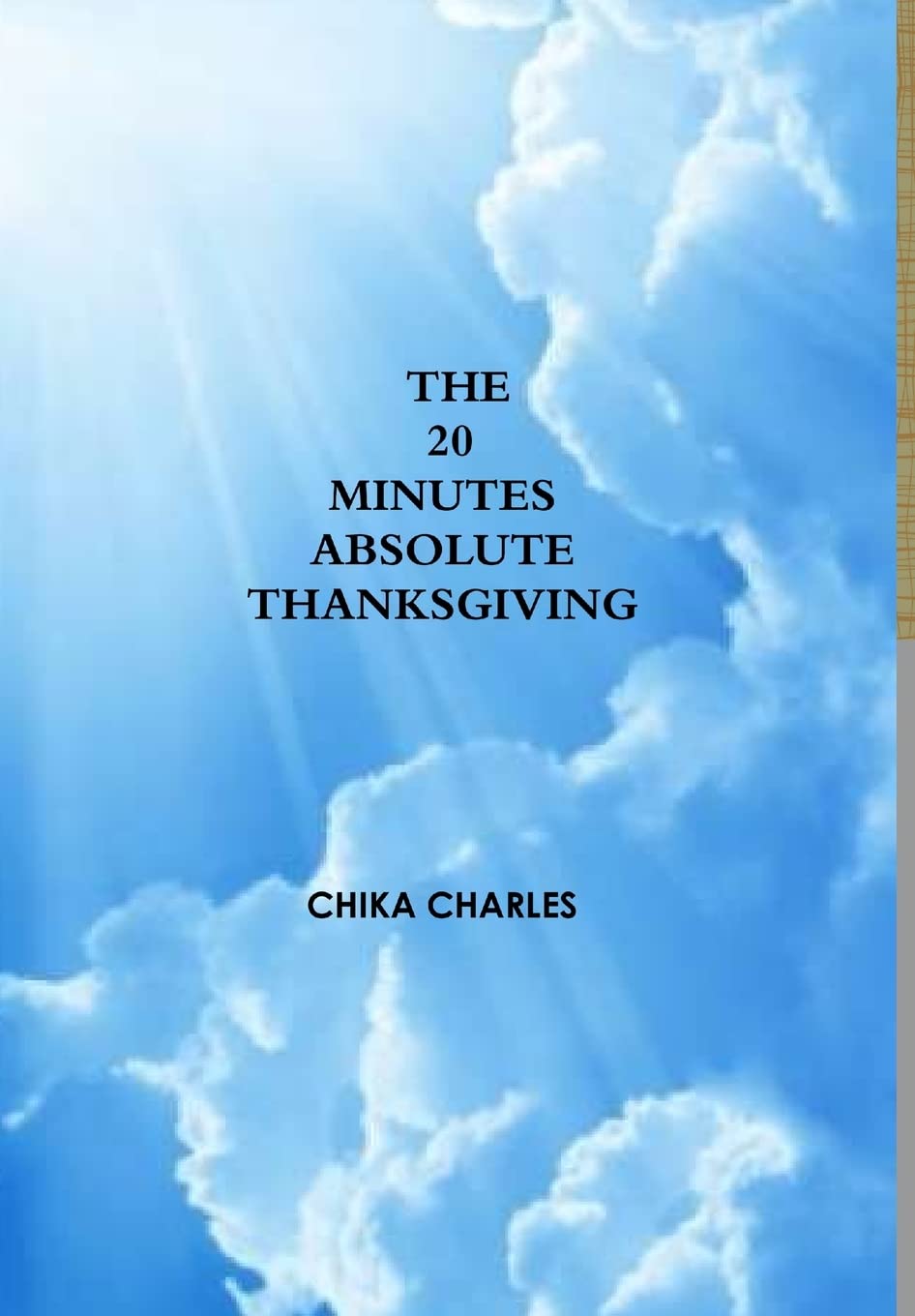 The 20 minutes Absolute Thanksgiving,Used