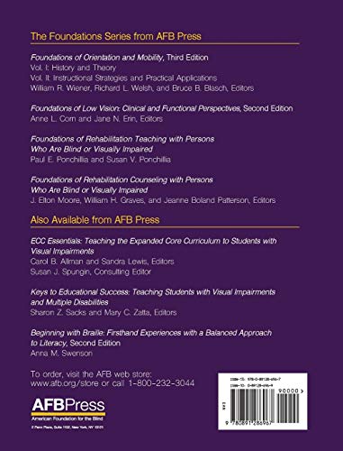 Foundations of Education: Volume II: Instructional Strategies for Teaching Children and Youths with Visual Impairments,Used