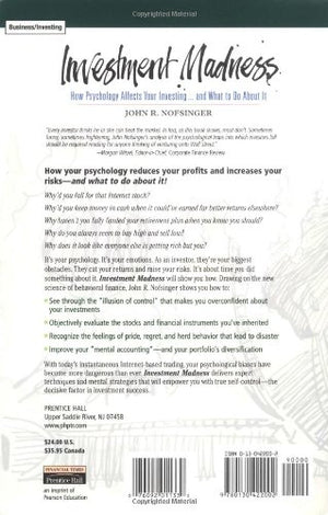 Investment Madness: How Psychology Affects Your Investing...And What To Do About It,Used