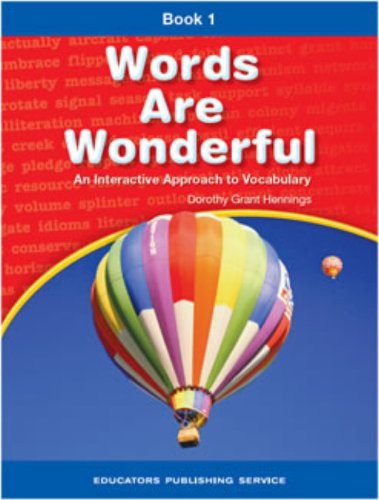 Words Are Wonderful  Student Book 1,New
