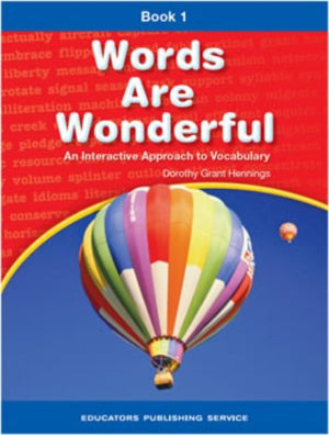 Words Are Wonderful  Student Book 1,Used