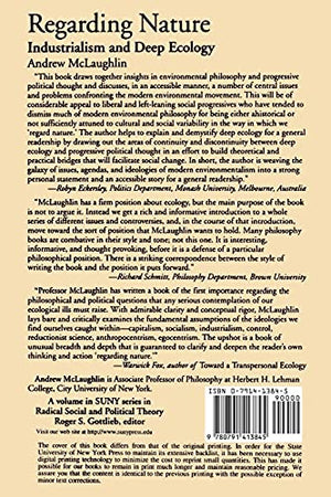 Regarding Nature: Industrialism and Deep Ecology (SUNY Series in Radical Social and Political Theory),Used