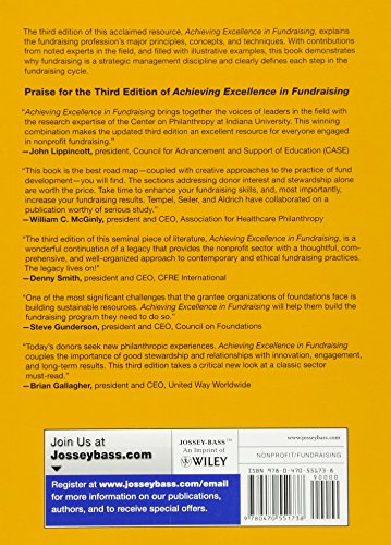 Achieving Excellence in Fundraising + Website,Used