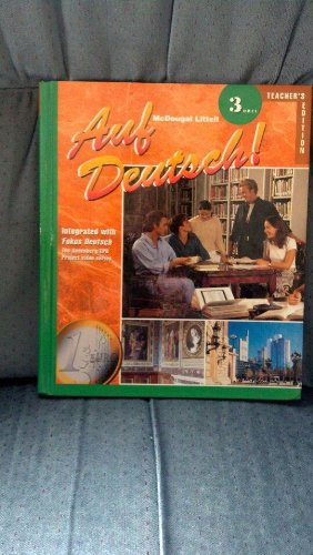 Auf Deutsch!: Teacher Edition Level 3 Drei 2001,Used