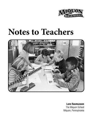 Miquon Notes to Teachers,Used