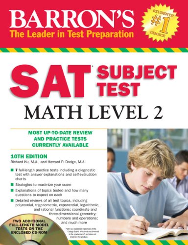 Barron'S Sat Subject Test Math Level 2,Used