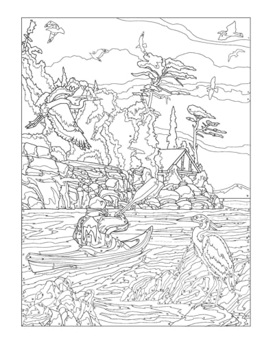 Creative Haven By The Sea Color By Number (Adult Coloring Books: Sea Life)