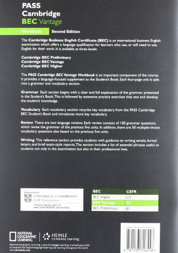 PASS Cambridge BEC Vantage: Workbook,Used