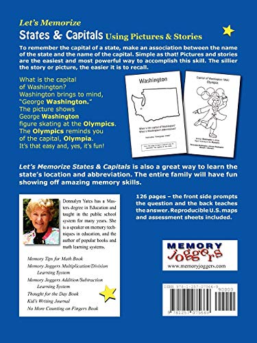 Let's Memorize States & Capitals Using Pictures & Stories,Used