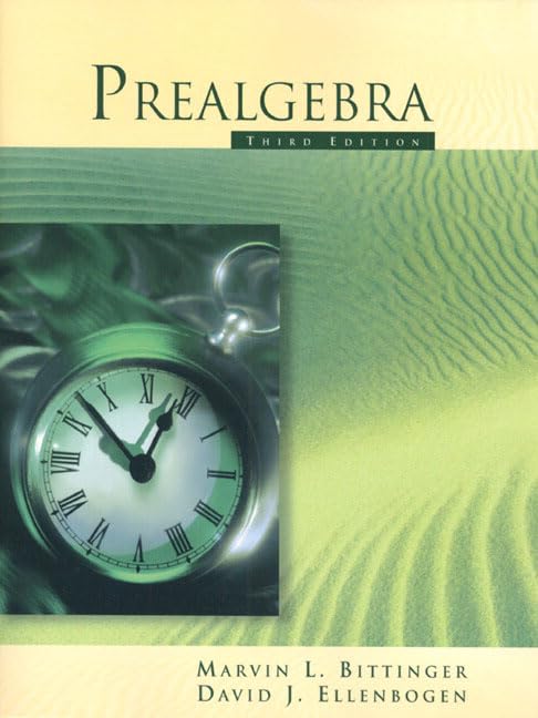 Prealgebra (3rd Edition),Used