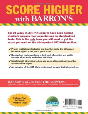 Barron's SAT Math Workbook,Used