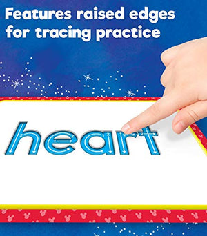 Disney Learning Mickey & Friends BIG First Words Flash Cards for Kids Ages 48, Sight Words Flash Cards and Letter Tracing Pract,Used