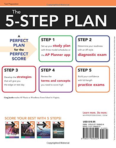 5 Steps to a 5 AP Physics C 2016 (5 Steps to a 5 on the Advanced Placement Examinations Series),Used