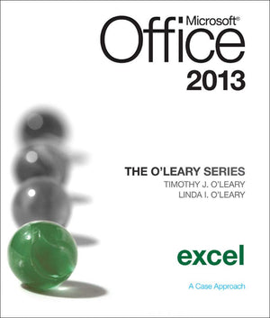 The O'Leary Series: Microsoft Office Excel 2013, Introductory,Used