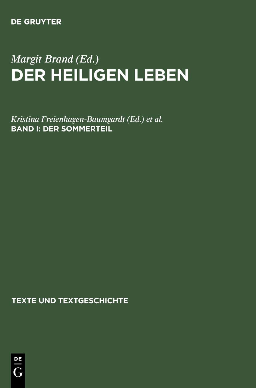 Der Sommerteil (Texte und Textgeschichte, 44) (German Edition),Used