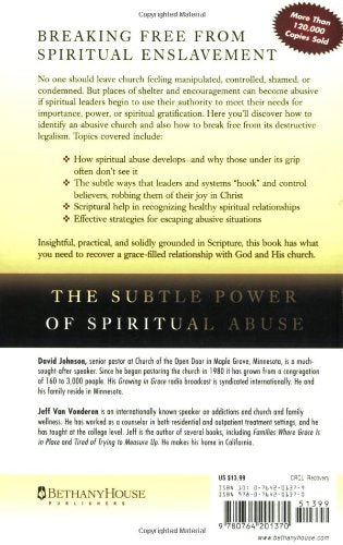Subtle Power Of Spiritual Abuse, The,New