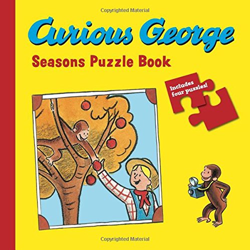 Curious George Seasons Puzzle Book,Used