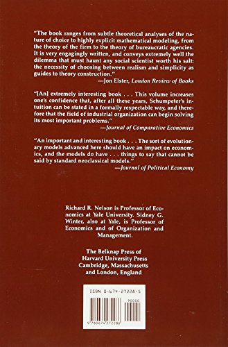 An Evolutionary Theory Of Economic Change (Belknap Press)