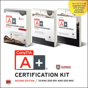 CompTIA A+ Complete Certification Kit Recommended Courseware: Exams 220801 and 220802,Used